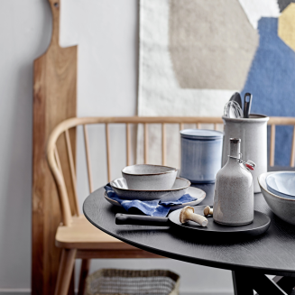 Zestaw porcelany śniadaniowy Bloomingville Sandrine Nature 12 szt. - 5