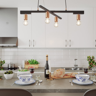  By Rydens Zeona 4-fl pendant lamp | BUY CHEAPER WITH A DISCOUNT CODE - 2