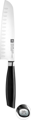  Zwilling All* Star slotted Santoku knife - 18 cm, Silver