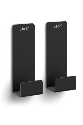 Set of 2 Zack Potes towel racks 2.5 cm black