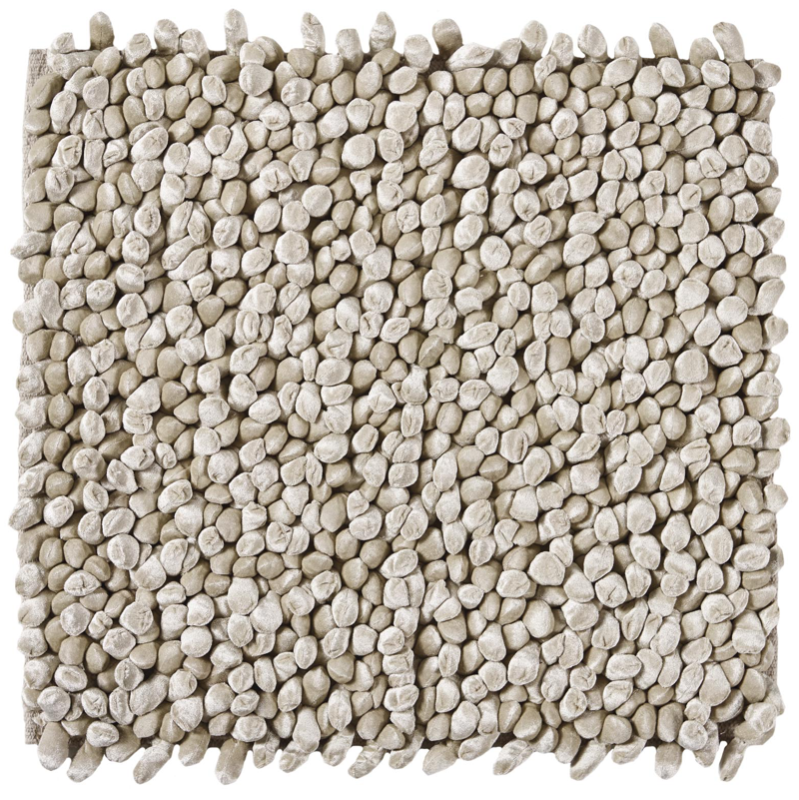  Aquanova Rocca linen bathroom rug 60x60 cm