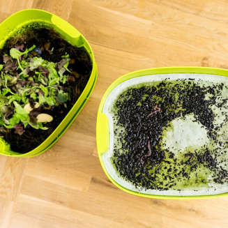 Kompostownik domowy Plastia Urbalive 50x38 cm zielony - 9