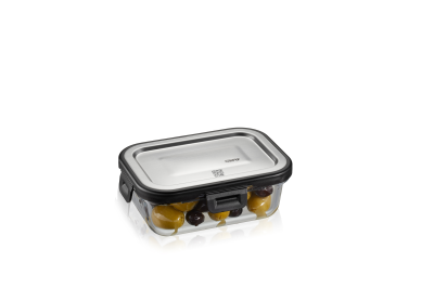  Gefu Milo rectangular glass food container, 400 ml