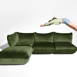 Sofa narożna Fatboy Sumo Corner Sofa Velvet Deep Green - 8