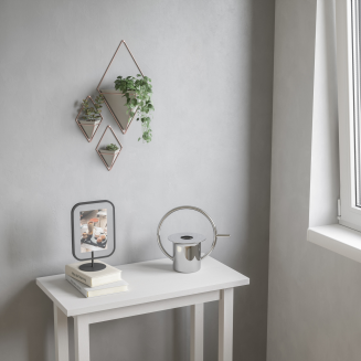  Umbra Trigg Concrete-Copper Large wall plant pot - 12