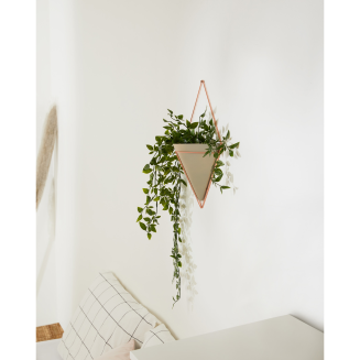  Umbra Trigg Concrete-Copper Large wall plant pot - 13