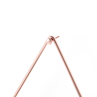  Umbra Trigg Concrete-Copper Large wall plant pot - 5