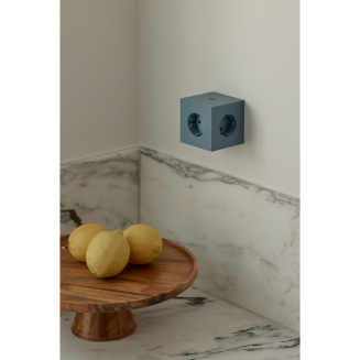 Rozszerzacz gniazd Avolt Square 2 z podwójnym USB-C, 30 W, opalizująca biel - 6