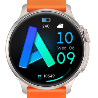 Smartwatch Męski RUBICON RNCF12 Tytan/Orange SMARUB245 - 2