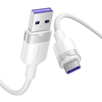 Kabel USB 2.0 A do USB-C 6A Vention CTOWH 2M (biały) - 2