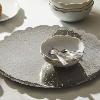 Alessi Dressed steel tray 35 cm - 3