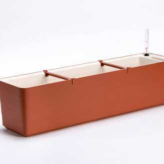 PLASTIA BERBERIS Donica samonawadniająca prostokątna 80x20 cm cynamonowy - 4