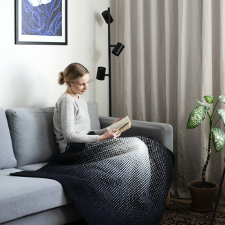 Koc Lapuan Kankurit JUHANNUS white-black 100x150 cm - 4