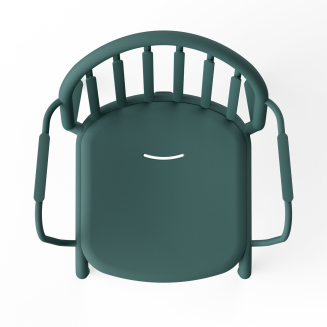 Krzesło ogrodowe z podłokietnikami Fatboy Fred's Armchair Dark Sage - 4