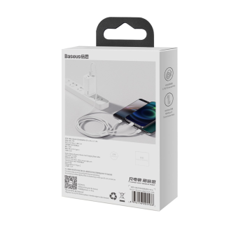 Kabel USB 3w1 Baseus Superior Series, USB do micro USB / USB-C / Lightning, 3.5A, 1.5m (biały) - 7