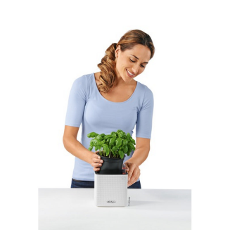  Lechuza Cube Glossy 14 herb pot | 16 glossy anthracite - 12