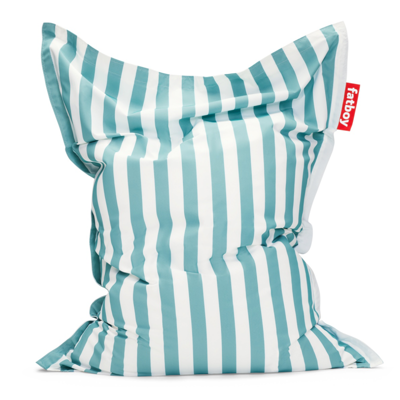  Fatboy The Original Outdoor Stripe Azur pouffe 180x140 cm