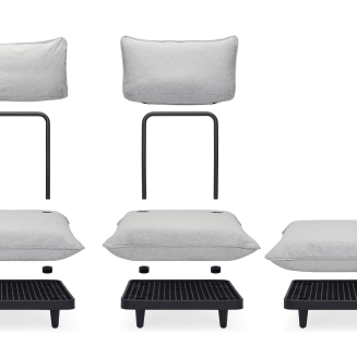  Fatboy Paletti Set Large Mist garden sofa - 2