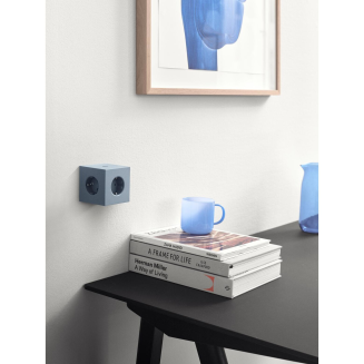 Listwa zasilająca Avolt Square 1 z podwójnym USB-C 30 W i podstawą magnetyczną 3 m niebieska - 10