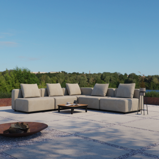 Sofa ogrodowa SACKit Cobana Lounge Corner Sofa Kirra Sand - 4