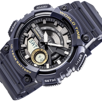 Zegarek Męski CASIO Gerton AEQ-110W-2AVDF + BOX - 2