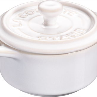  Staub Mini Cocotte Round, 4 pcs. - 200 ml, Ivory - 2