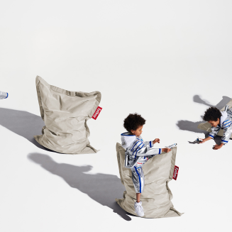 Fatboy Junior Stonewashed Silver Gray children's pouffe 130x100 cm - 4