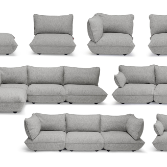 Sofa Fatboy Sumo Loveseat Mingle Grid Stone - 4