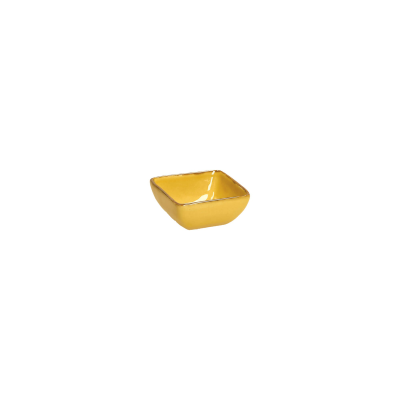  Rose&Tulipani | Set of 6 square Concerto Ocra bowls - Yellow, 8 cm