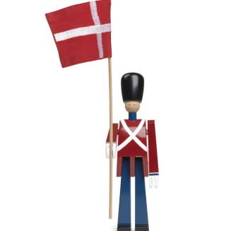  Figurine of a soldier with a banner by Kay Bojesen, 22 cm - 2