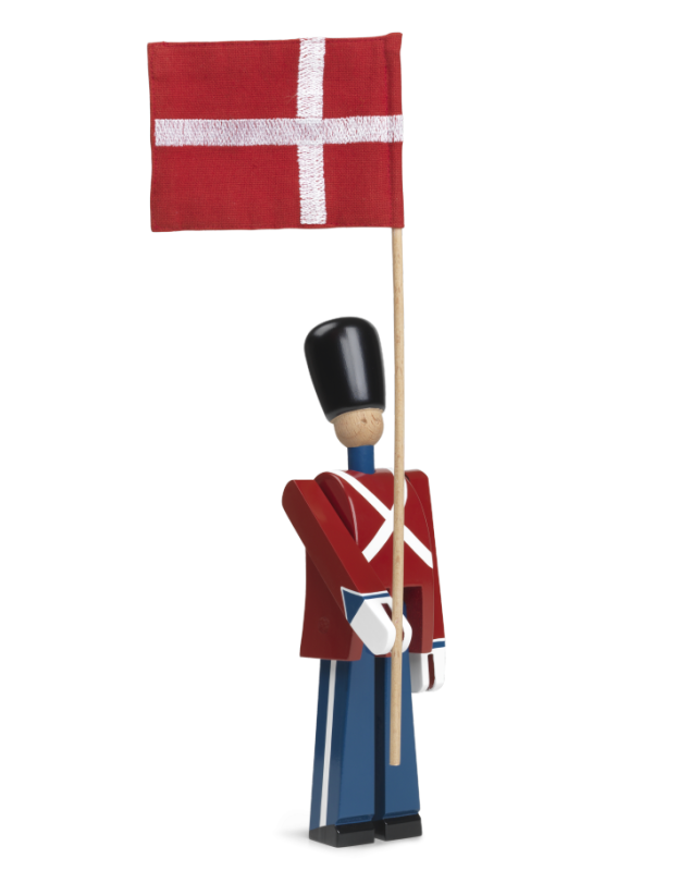  Figurine of a soldier with a banner by Kay Bojesen, 22 cm