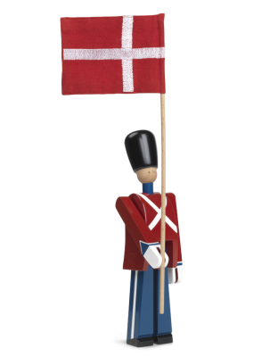  Figurine of a soldier with a banner by Kay Bojesen, 22 cm