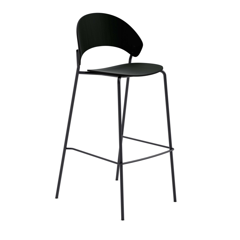  Eva Solo Dosina black oak stool 75 cm