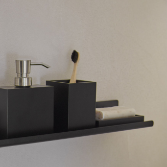  Aquanova Cyra Black bathroom shelf - 2