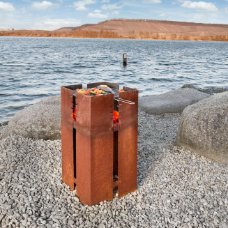  Keilbach Ferrum garden fireplace with grill - 11