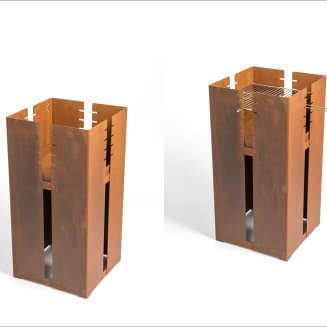  Keilbach Ferrum garden fireplace with grill - 9