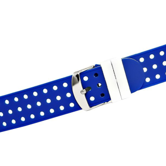 Pasek silikonowy NIEBIESKO-BIAŁY U12-22-6 - 3