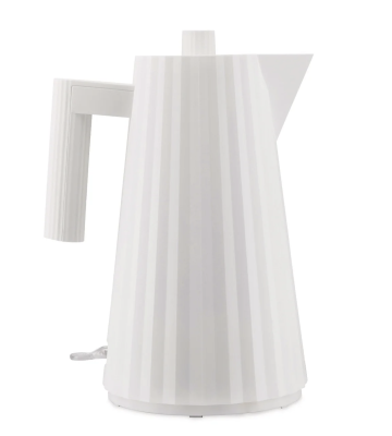Alessi Plisse electric kettle white 1.7l