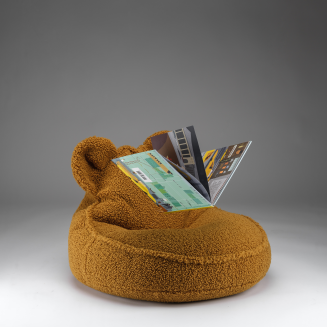  Wigiwama Bear Teddy Maple Children's Pouf - 7