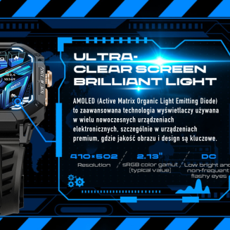 Smartwatch Męski Rubicon RNCF24-1 BLACK - 5