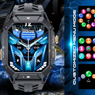 Smartwatch Męski Rubicon RNCF24-1 BLACK - 7