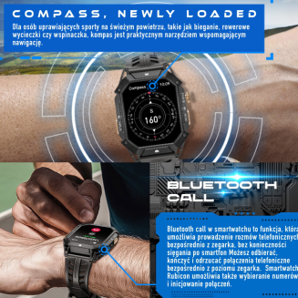 Smartwatch Męski Rubicon RNCF24-1 BLACK - 8