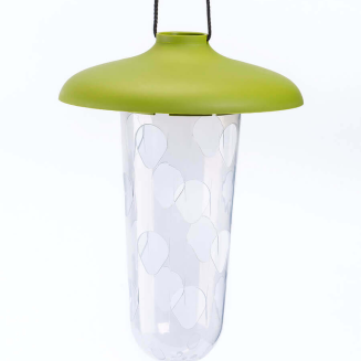 PLASTIA ROBIN Zestaw do karmienia ptaków 2 w 1 16.5x18 cm zielony - 2