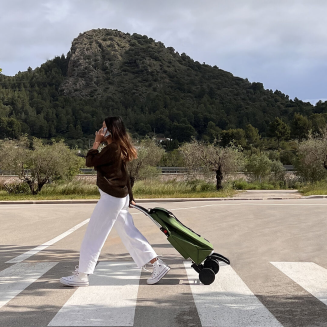 Wózek zakupowy Rolser I-Max MF 4L Kaki - 6