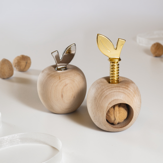 Dziadek do orzechów Casa Bugatti Eden Natural Beech-Gold - 3