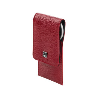 Zestaw do manicure Zwilling Twinox czerwone skórzane etui 3 elementy - 3