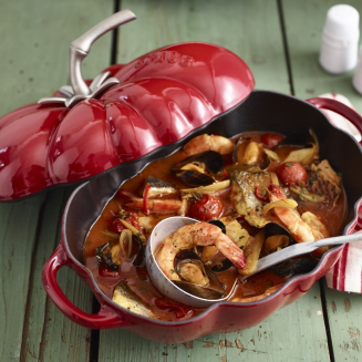  Staub oval tomato cast iron pot - 2.5 ltr, red - 2