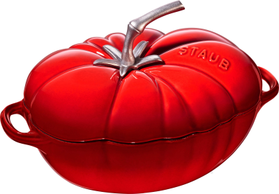  Staub oval tomato cast iron pot - 2.5 ltr, red