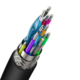 Kabel HDMI 2.0 Baseus, 4K 30Hz, 3D, HDR, 18Gbps, 8m (czarny) - 6