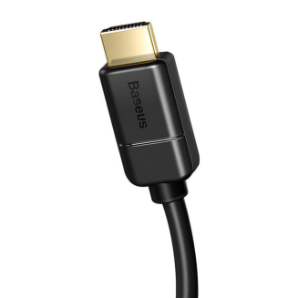 Kabel HDMI 2.0 Baseus, 4K 30Hz, 3D, HDR, 18Gbps, 8m (czarny) - 4